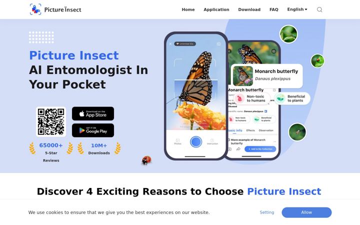 Screenshot of pictureinsect.com