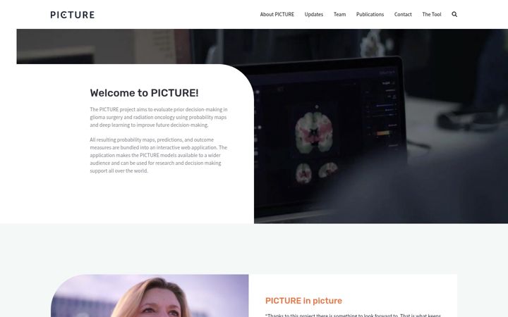 Screenshot of pictureproject.nl