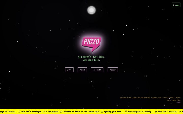 Screenshot stránky piczo.com