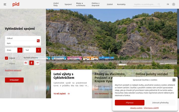 Screenshot of pid.cz