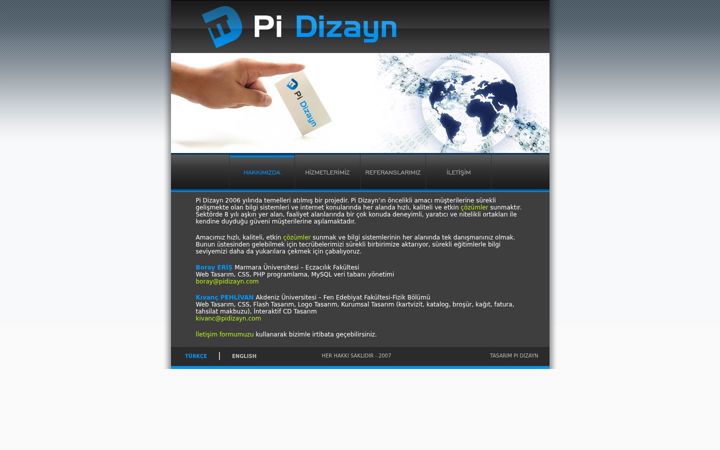 Screenshot of pidizayn.com