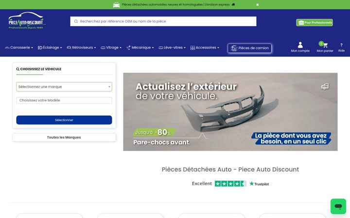 Screenshot of pieceauto-discount.com