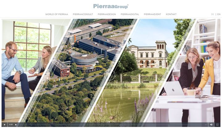 Skärmbild av pierraa-group.de