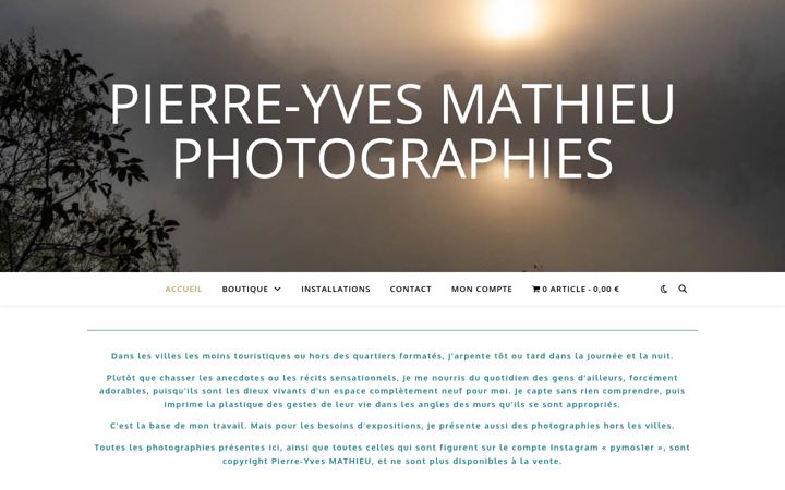 Captura de pantalla de pierre-yves-mathieu.fr