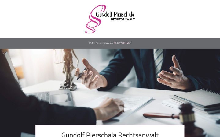 Screenshot of pierschala.de