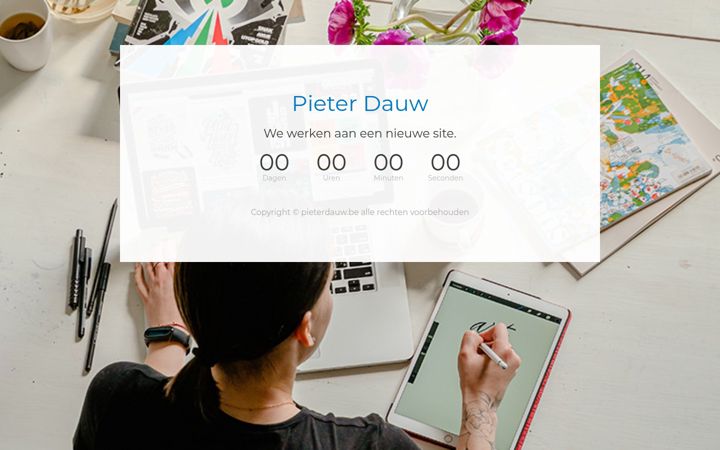 Screenshot του pieterdauw.be