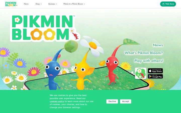 Screenshot of pikminbloom.com