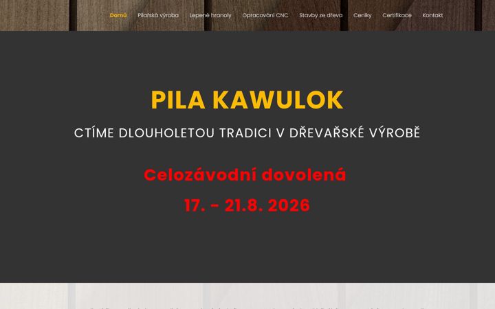 Képernyőkép: pilakawulok.cz