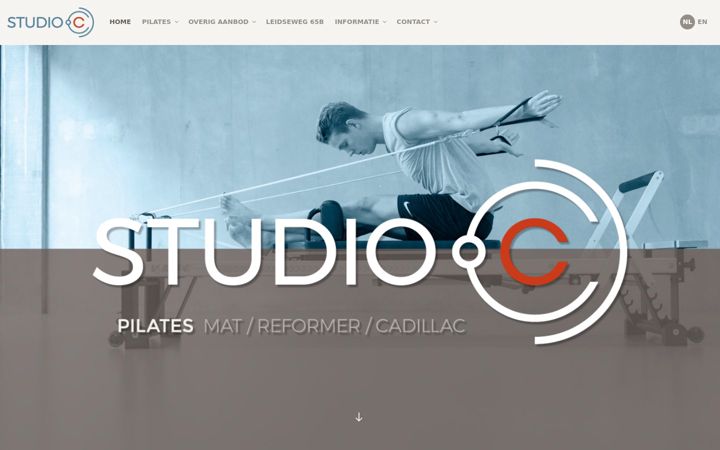 Ekrānuzņēmums no pilatesstudioc.nl