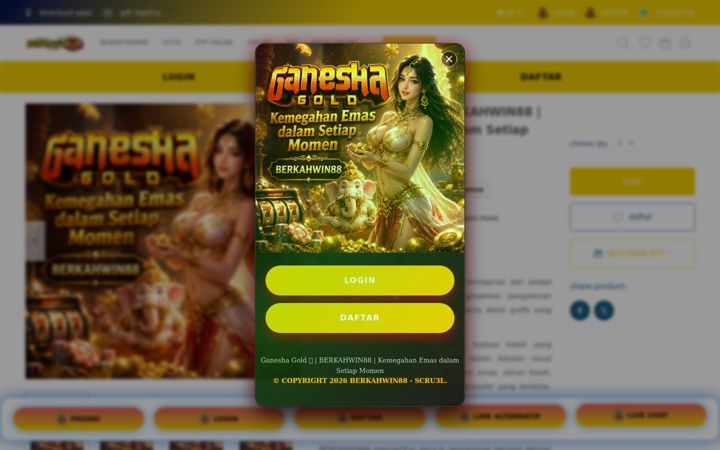 Kuvakaappaus sivustosta pilihberkahwin88.com