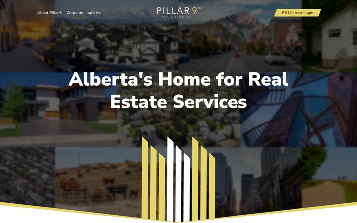 Screenshot of pillarnine.com
