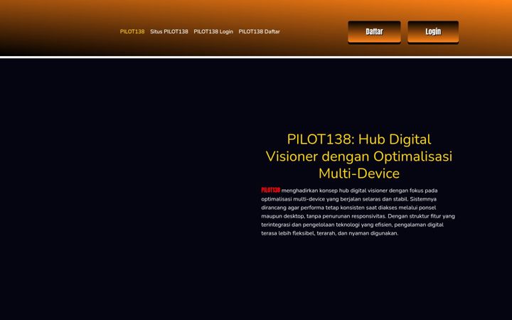 Screenshot of pilot138.com