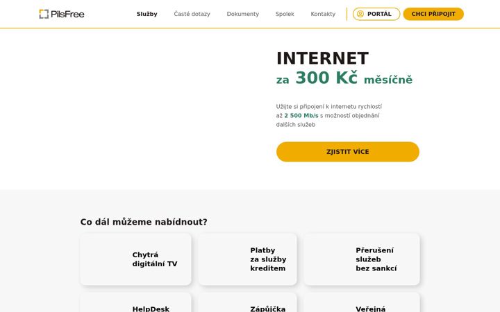 Screenshot of pilsfree.net