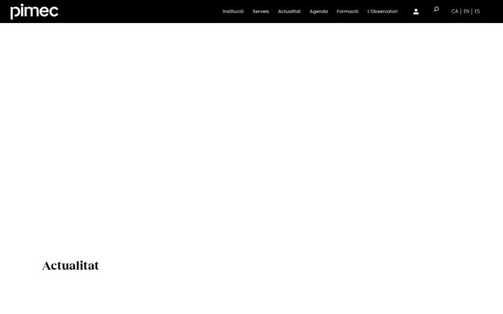 Screenshot van pimec.org