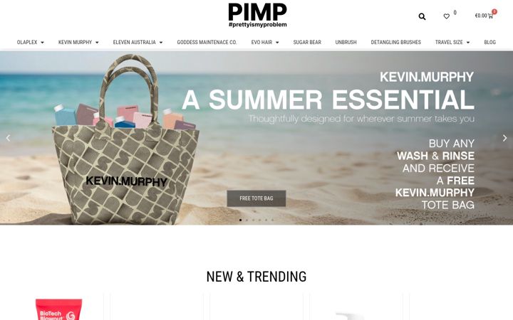 Screenshot of pimp.cy