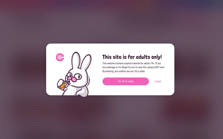 Captura de ecrã de pimpbunny.com