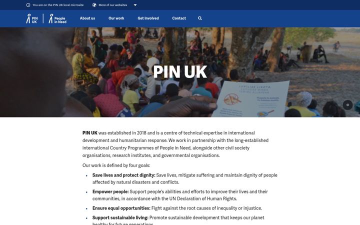 Zrzut ekranu pin-uk.global