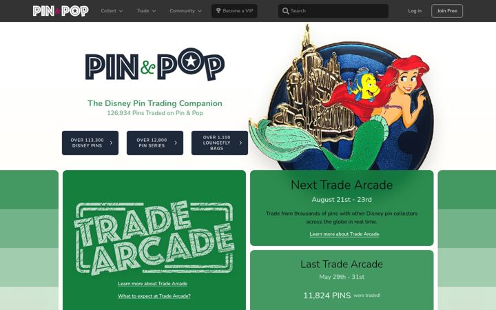 Screenshot of pinandpop.com