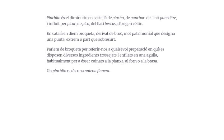 Screenshot of pinchito.com