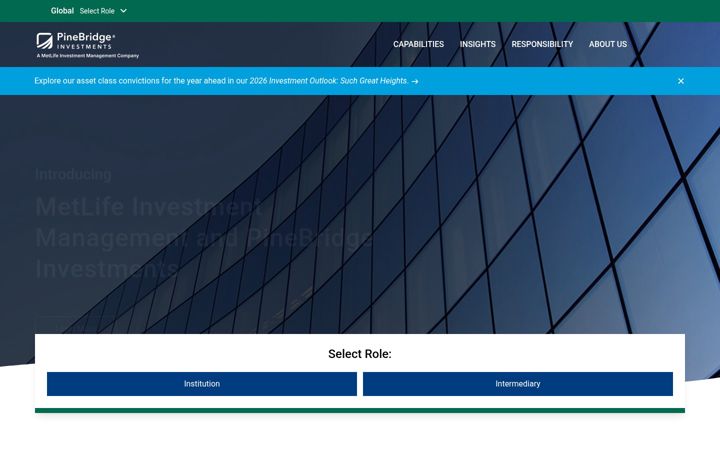 Screenshot ta' pinebridge.com