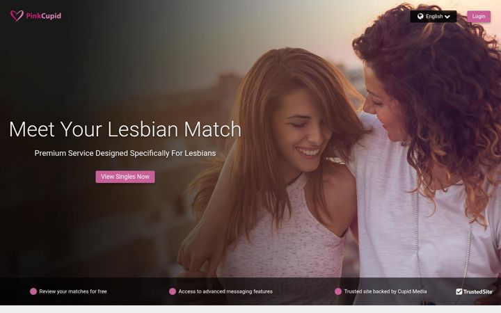 Screenshot von pinkcupid.com