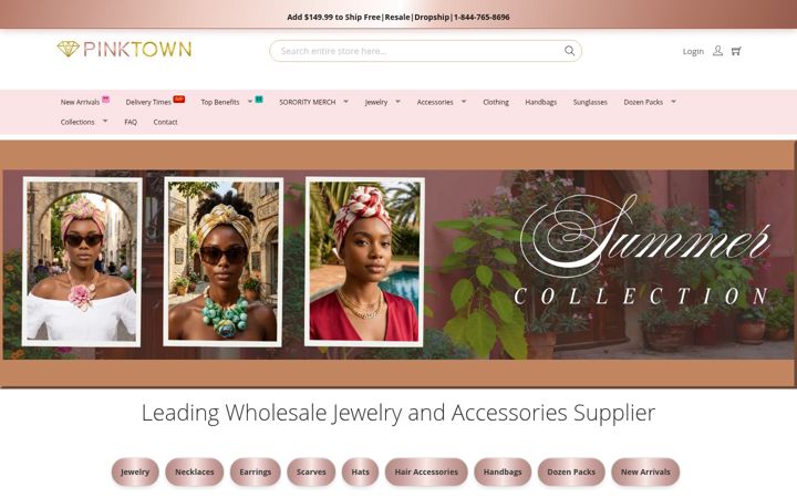 Screenshot of pinktownusa.com