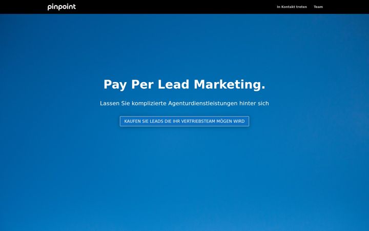 Screenshot of pinpointdigital.de