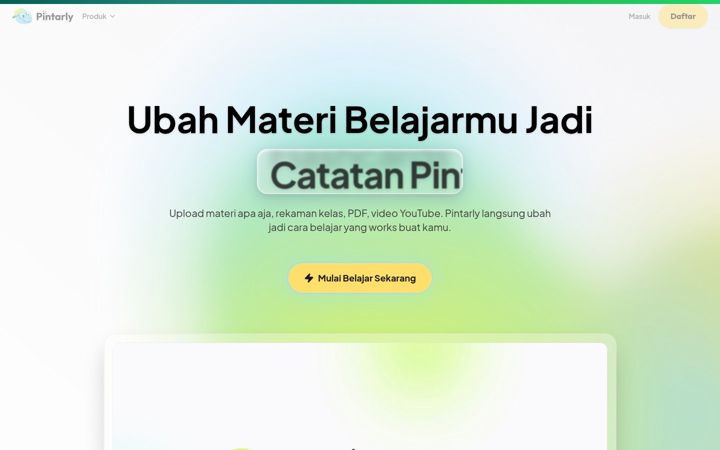 Screenshot of pintarly.id