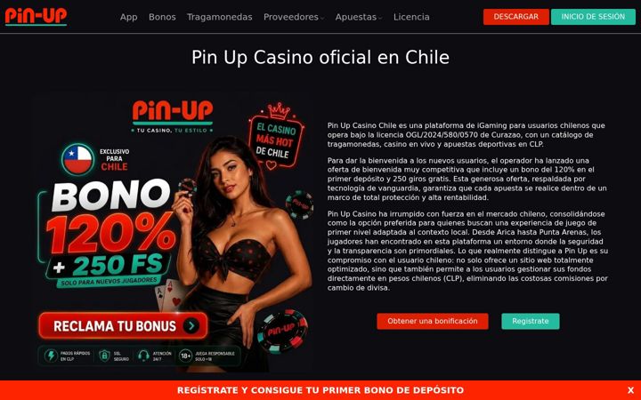 Screenshot van pinup-online.cl