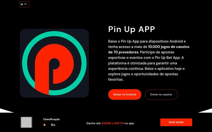Zrzut ekranu pinupapp.com