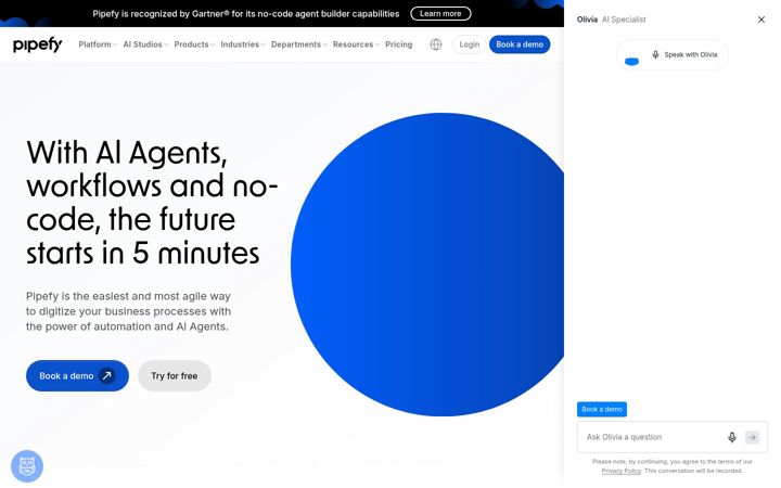 Screenshot ta' pipefy.com