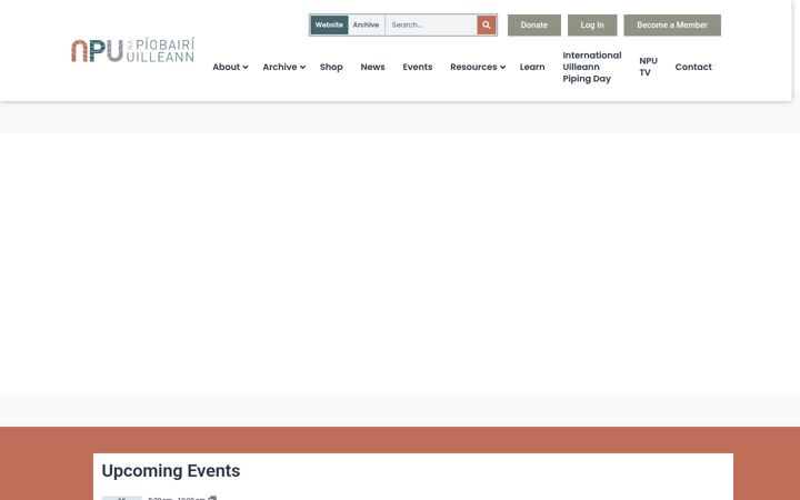 Screenshot of pipers.ie