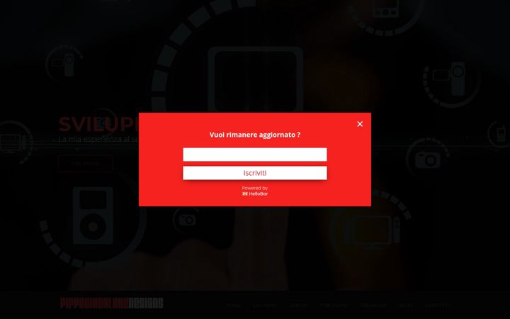 Screenshot of pippogiacalone.it