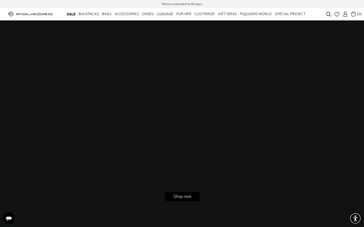 Skjermbilde av piquadro.com