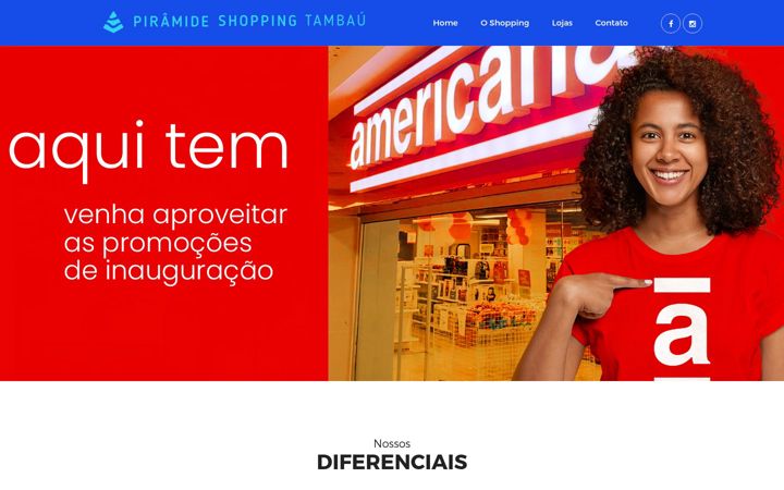Screenshot of piramideshopping.com.br