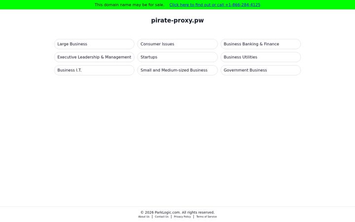 Screenshot of pirate-proxy.pw