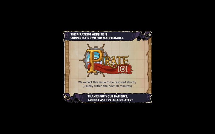 Screenshot of pirate101.com