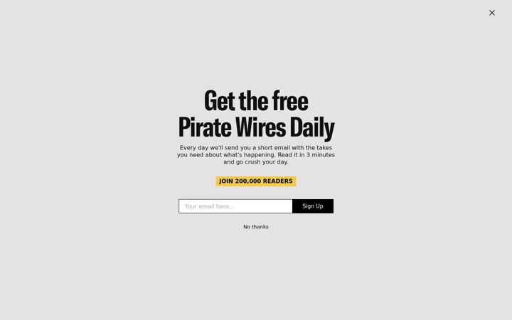 Screenshot of piratewires.com