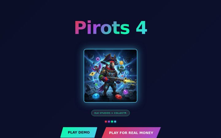 Screenshot of pirots4play.co.uk