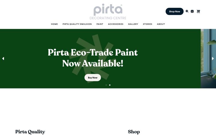 Captura de pantalla de pirta.shop