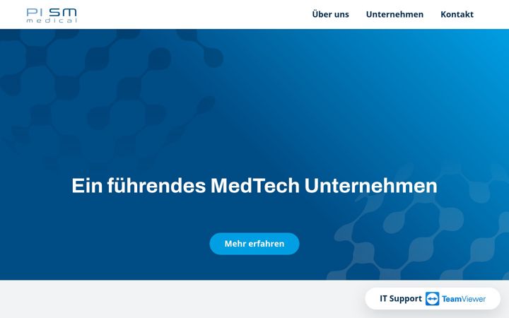 Screenshot of pism-medical.com