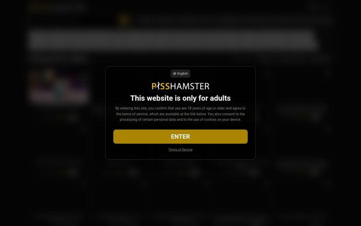 Screenshot of pisshamster.com