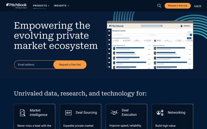 Screenshot di pitchbook.com