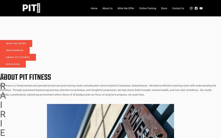 Screenshot of pitfitsask.com