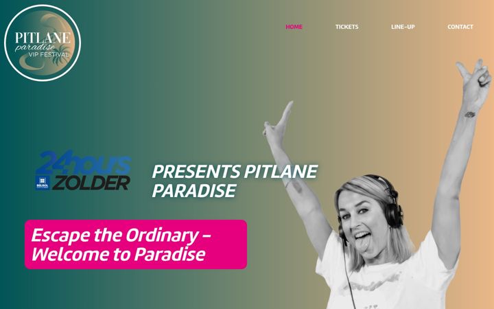 Screenshot ta' pitlane-paradise.be