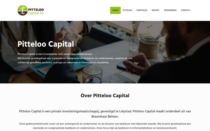 Screenshot of pitteloo.nl