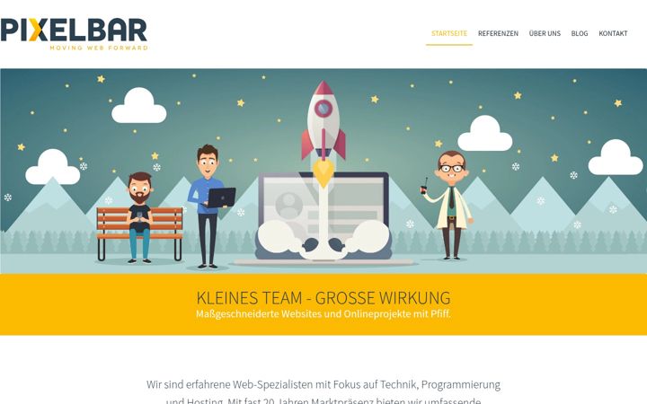 Screenshot of pixelbar.be