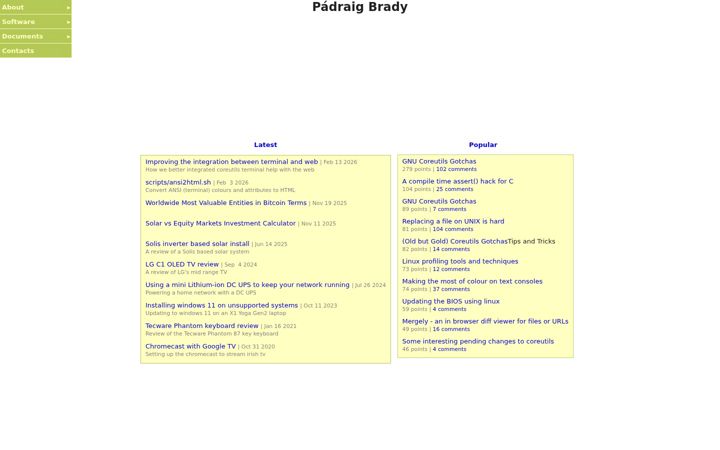 Screenshot of pixelbeat.org