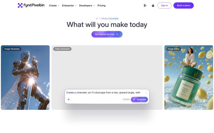 Screenshot di pixelbin.io