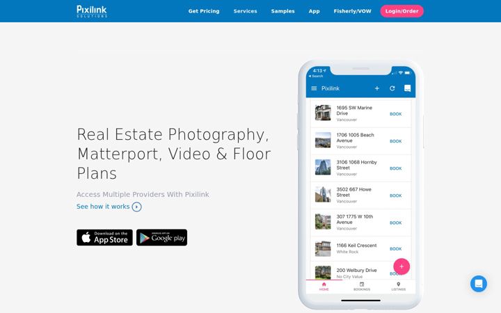 Screenshot of pixilink360.com